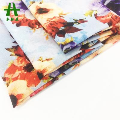 China Hot Selling 100 Mulinsen Textile Anti Pill Simi-digital Prints Spun Rayon Fabric Factory for sale