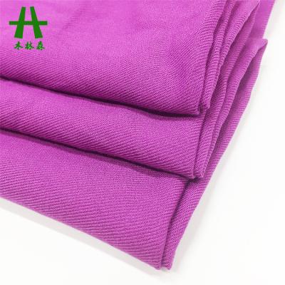 China Stretch Mulinsen Textile Plain Dyed Colors Rayon Twill Fabric Custom Manufacturer for sale