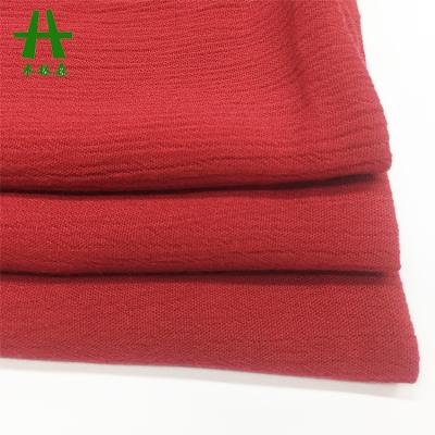 China Mulinsen Textile Antistatic Plain Dyed 100% Crepe Ply Viscous Woven Rayon Fabric for sale