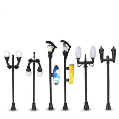 China Durable Plastic 6v Model Garden Lights For Ho Model Train Layout Architectural Building Design for sale