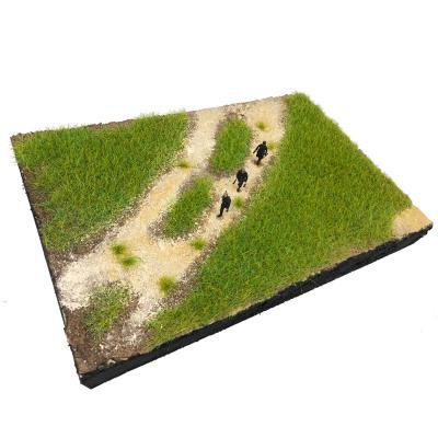 China 5-6mm classic architecture model herd grass for ho n train layout model making maker for sale