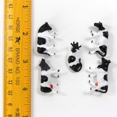 China Building 30pcs HO Scale Architecture Scale Models Painted Farm Animals Frightens 5 Different Poses Model Railway 1:87 Scale Model Animals for sale