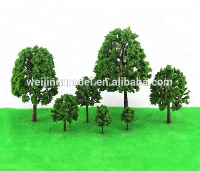 China 1/100 Scale Durable Miniature Architecture Plastic Trees For HO Scale for sale