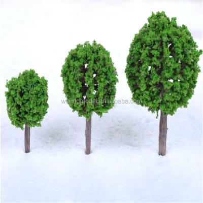 China Small Durable Z Scale Architecture Model Miniature Tree for sale