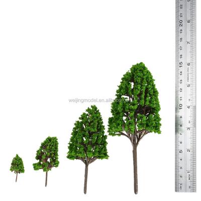 China Trees Train Railroad Classic Plastic Landscape HO N Z Model Mix 20pcs Dark Green Scale for sale