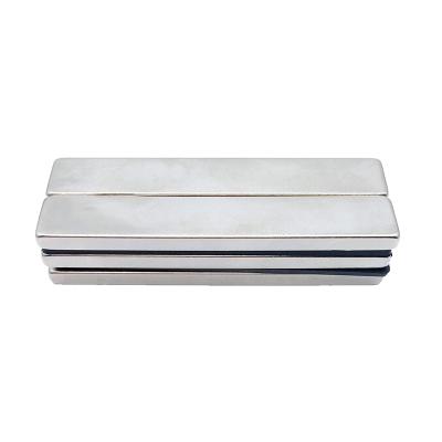 China Chinese Supplier Industrial Large Size Neodymium Magnet With Nickel Coating Magnet Bar For Sale for sale