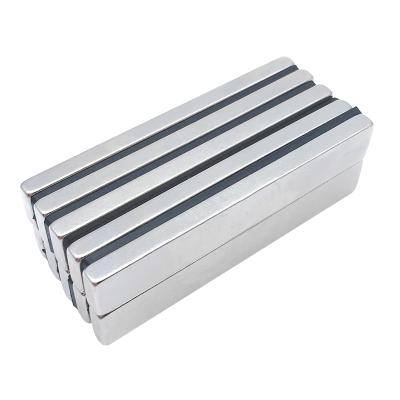 China Rectangle neodymium manget N52 neodymium magnet bars rare earth neodymium 52 strong bar for sale