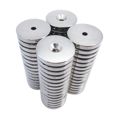 China Industrial Super Strong Round Ring Magnet Rare Earth Magnets 18x3 Neodymium Milled Hole 3 N35 Permanet Magnets for sale