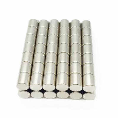 China Industrial Magnet Rare Earth Ndfeb Price Sale N35 N42 N45 N50 N52 Cylinder Neodymium Super Strong Permanent Magnets for sale