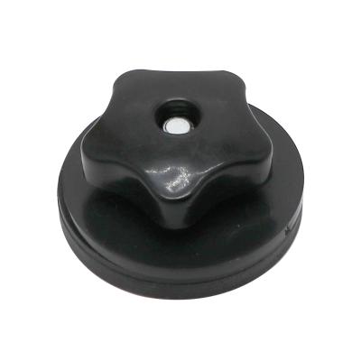 China Industrial Rubber Coated Internal Pot Magnet Wire Magnetic Base Bracket Bracket Mount Sucker Holder for sale