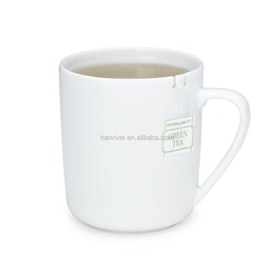 China White Stocked Custom Logo Sublimation Ceramic Cup Tea Plain Porcelain Coffee Mugs for sale