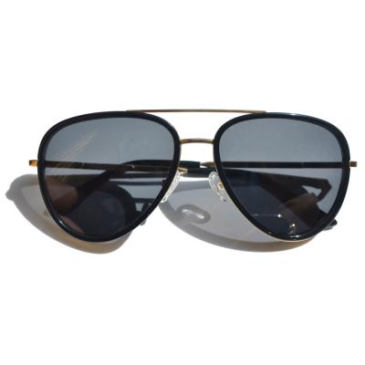 China Newest Fashion Sunglasses Sifier Anti-reflective 100% UV Protection Metal Acetate Frame Sunglasses Spring Hinge for sale