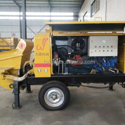 China Small Delivery Fine Stone Concrete Pump HBTS40 Concrete Pump Hotels Concrete Pump Hot Selling for sale