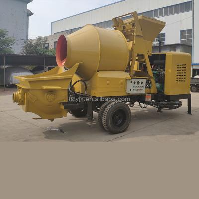 China 2022 New Hotels Diesel Engine Drum Mixing Concrete Pump China Manufacturer Direct Sales for sale