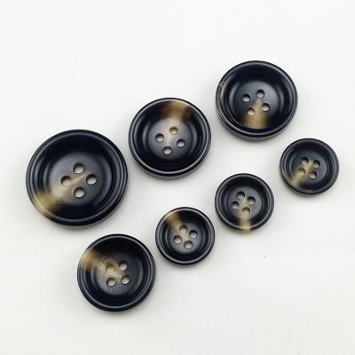 China False Slope Dry Cleaning Horn Resin Garment Polyester Rod Button for sale