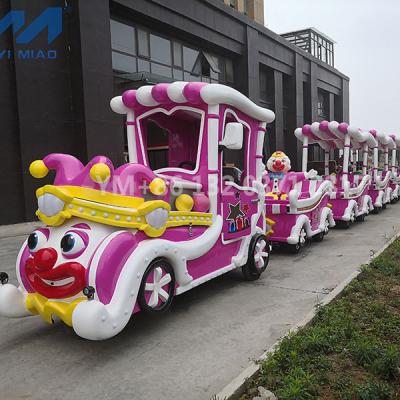 China Theme park amusement park children and adults Yimiao amusement train diesel engine outdoor tourist train without trackless train for sale