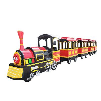 China Theme Park Mall Center Playground Indoor Outdoor Amusement Rides Children Tourists Mini Tourist Electric Trackless Train For Sale for sale