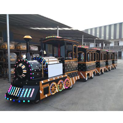 China Electric theme park amusement park train makers theme park outdoor train tourists trackless ride for sale