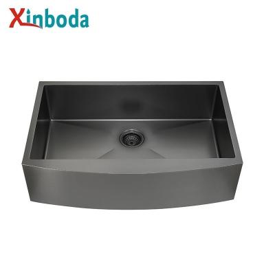 China Without Faucet 10% Discount Farmhouse Sink Kitchen Sink Apron Front 16 Gauge Stainless Steel Deep Single Bowl Farmhouse Sinks for sale