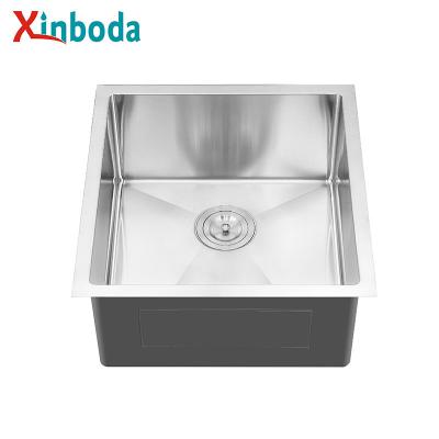 China Without Faucet New Design India Style One Bowl Kitchen Sinks Undermount Stainless Steel Single Bowl Stainless Steel Sink for sale