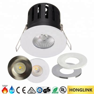 China LED Light Rated Downlight CE Approval IP65 Led Downlight Parts Dimmable Led Downlight Warm White ROHS Rated Downlight for sale