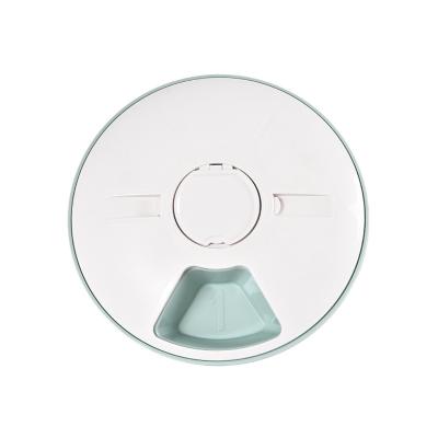 China Automatic Silicone Timing Reminder Sound Six-hole Pet Feeder for sale