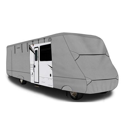 China Factory wholesale gray thickened outdoor dust cover rv classic custom non-woven fabric rv cover for sale