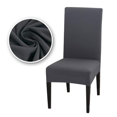 China Factory wholesale one-piece solid color chair cover hotel restaurant home high back detachable waterproof/dustproof chair cover for sale