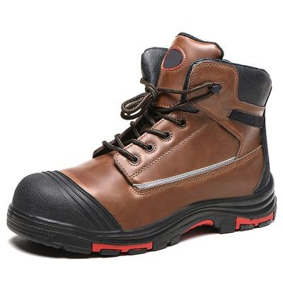 China Customized Men Steel Toe Daxx Waterproof Bots Oil Tanned Leather Sefty Men Boots Socks Chelsea Cheap Work Boot Sale Safety Shoes Te koop