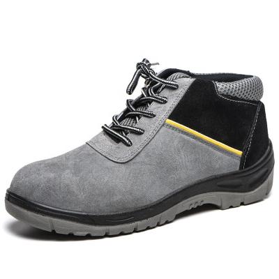 China Steel Toe Industrial Proctictive Working Boots Suede PU Leather Anti Slip Wearable Outdoor Safety Work Boot Hiking Shoes For Men zu verkaufen