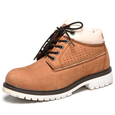 Κίνα Mens Sued Outdoor Steel Toe Site Rubber Shoe Soles Warm Work Boots Sercurity Work Shoes Safety Shoes Men Work προς πώληση