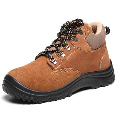 중국 Training Sport Steel Toe Boots Sued Outdoor PU Rubber Cool Men's Fashion Working Boots Welding Boots Safety Shoes 판매용