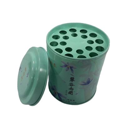 China Airtight Round Metal Tin Empty Box For Tea for sale