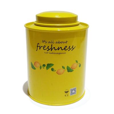 China Large Large Canister Tea Storage Tin for sale