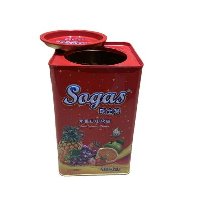 China Food Square Tea Tin Can Wholesale for sale