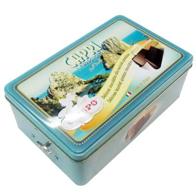 China Gift & Popular Full Color Printed Craft Music Box Tinplate Music Box For Promotional Gift Packaging for sale