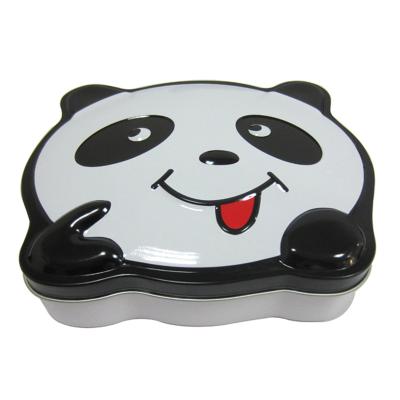 China Fashional Hot Sale Food Grade Candy Gift Tin Box For Child Gift Packaging Animal Shape Tin Can for sale