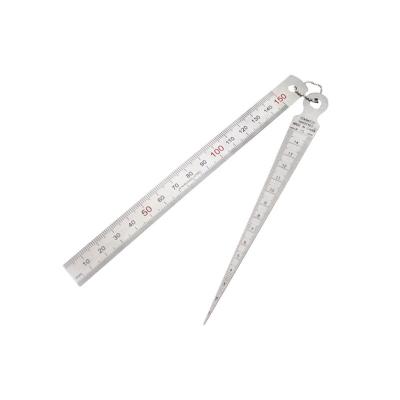 China Combination 1-15mm 150mm Ruler Toper Weld Gauge Weld Gauge Welding Gauge Toper Welding Shim for sale