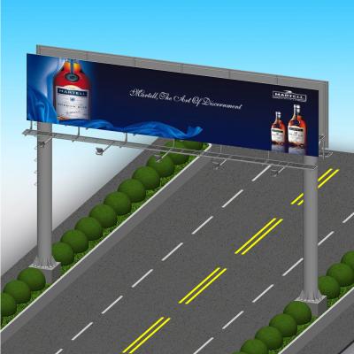 China Road Street Outdoor Gantry Billboard Customized 18X6m 18X6m for sale