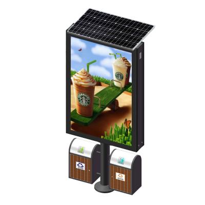 China 2021 steel mupi outdoor solar powered advertising for sale