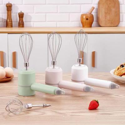 China Viable Automatic Electric Kitchen Accessories 304 Stainless Steel Beater Mixer Egg Beater Cordless Egg Tools for sale