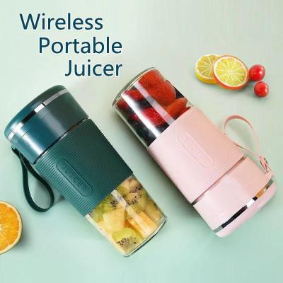 China Car Dropshipping Travel Home Use Portable Mini Blender Usb Rechargeable Wireless Juicer Machine Fruit Juicer Cup for sale