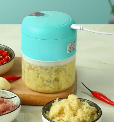 China USB Food Grade 304 Blade Multifunctional Mini Electric Food Blender For Meat Ginger Baby Food Chili Peppers Garlic for sale