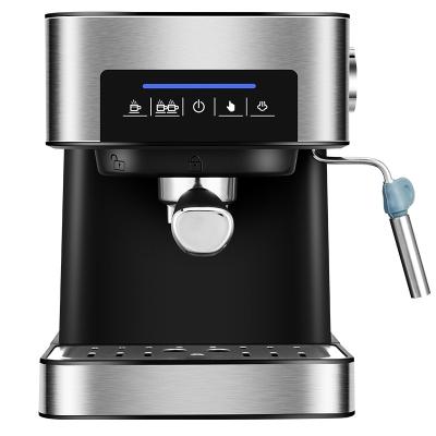 China Mini Espresso Coffee Brewer 15 Bar High Pressure Cappuccino Automatic All-in-one Coffee Maker for sale