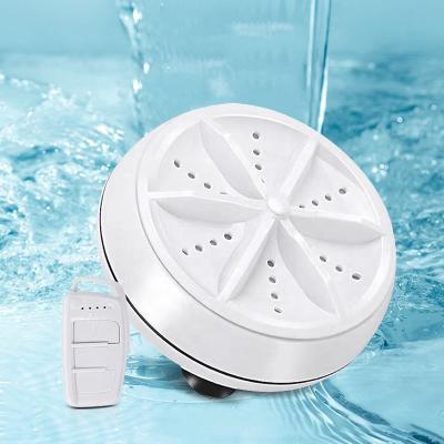 China Mini Portable OEM ODM Customized Ultrasonic Turbine Mini Washing Machine Semi Automatic Small Portable Usb Charging for sale