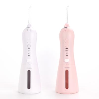 China IPX7 Waterproof Travel 300ML Portable Home Teeth Cleaner Rechargeable Waterproof Dental Water Flosser for sale