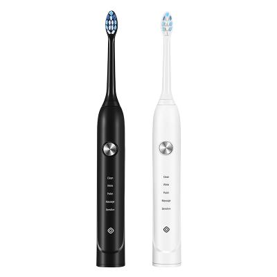 China OEM Battery Operated Private Label IPX7 Waterproof 5 Modes Cordless Rechargeable Automatic Sonic Electric Toothbrush USB Cleaner for sale