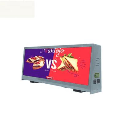 China P3mm Outdoor Taxi LED Screen HXTody 4G 5G WIFI Outdoor Taxi Roof Led Display Car Led Screen Advertising Digital Top Sign for sale