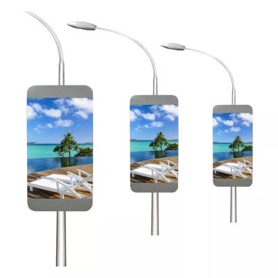 China 3G 4G WIFI Outdoor Street Billboard Light P5 Outdoor Full Color Pole Screen for sale