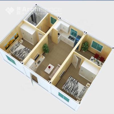 China China Manufacturer Modern Flat Pack Homes With Good Quality for sale